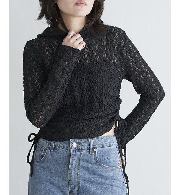 VENCE share style「レースフーディー」|その他|