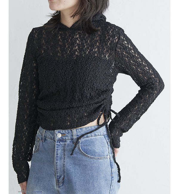 VENCE share style「レースフーディー」|その他|