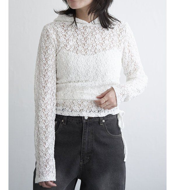 VENCE share style「レースフーディー」|その他|