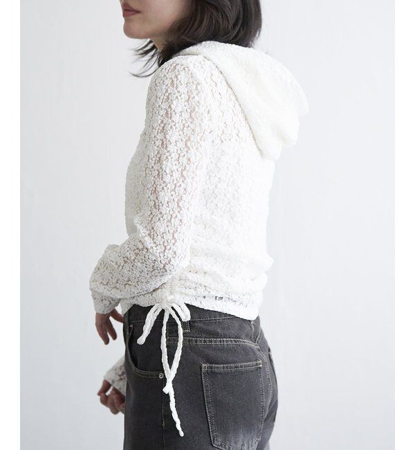 VENCE share style「レースフーディー」|その他|