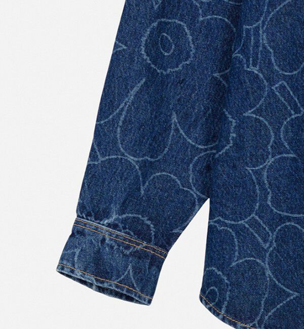 Marimekko「【日本・フィンランド限定】Maridenim Vaihe Piirto Unikko シャツ」|シャツ・ブラウス|