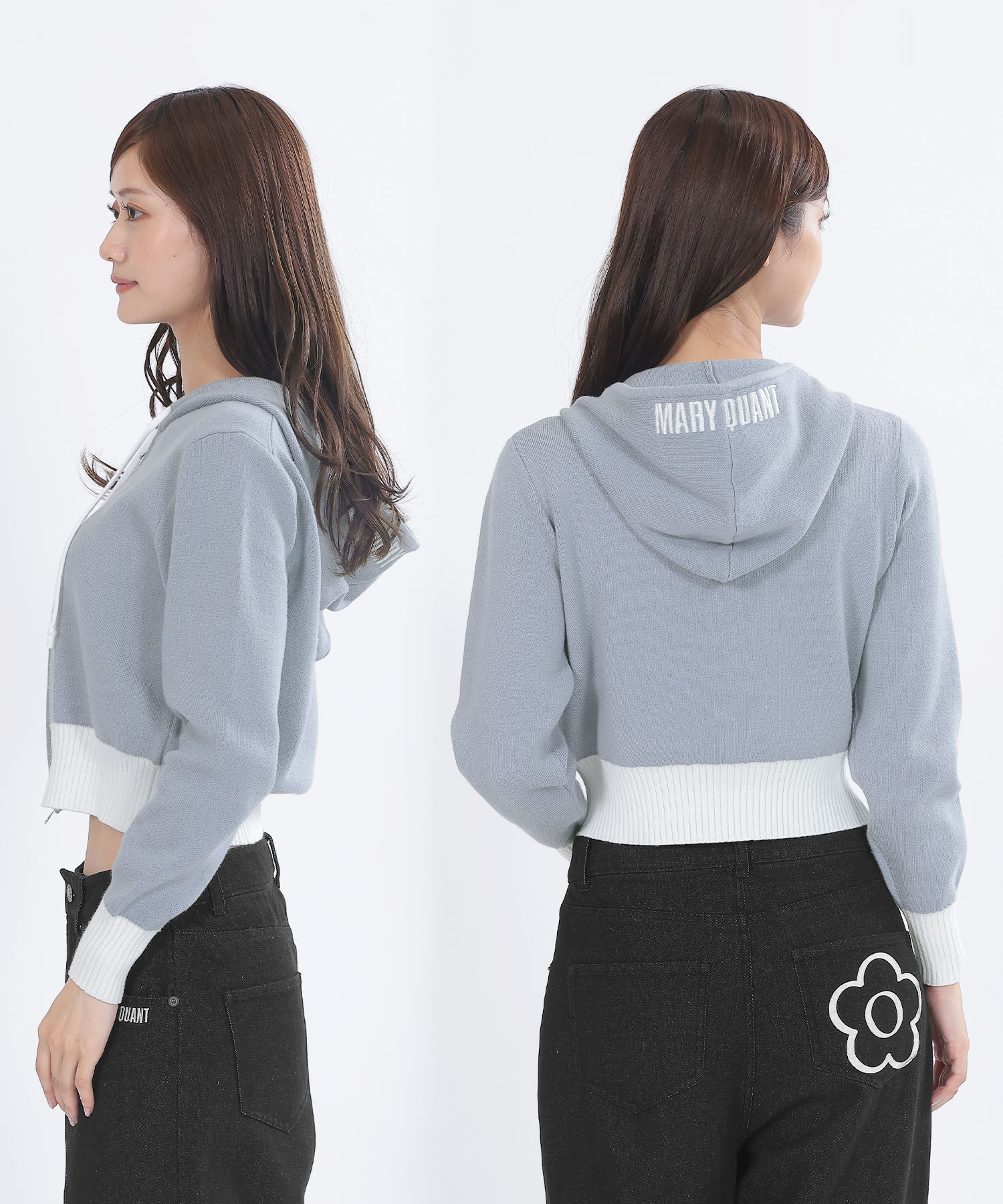 MARY QUANT「フードロゴ パーカ」|パーカー|