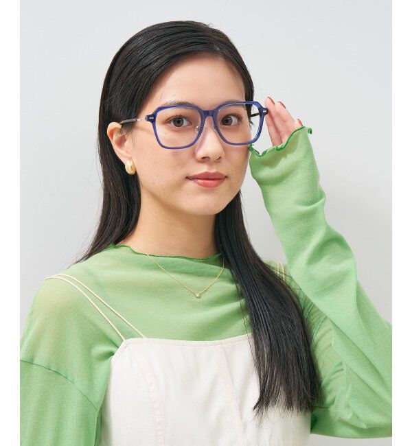  「ウェリントン型 メガネ TRAD TREND STYLE ビッグシェイプ 大きめメガネ  レンズ交換券付」|メガネ|