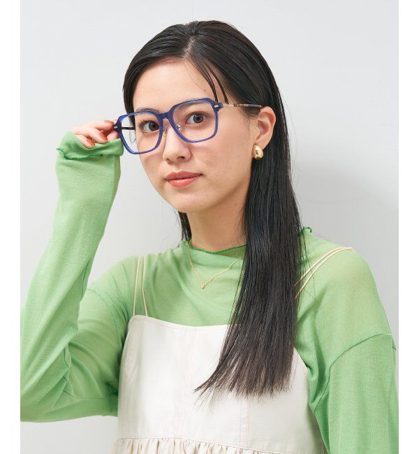  「ウェリントン型 メガネ TRAD TREND STYLE ビッグシェイプ 大きめメガネ  レンズ交換券付」|メガネ|