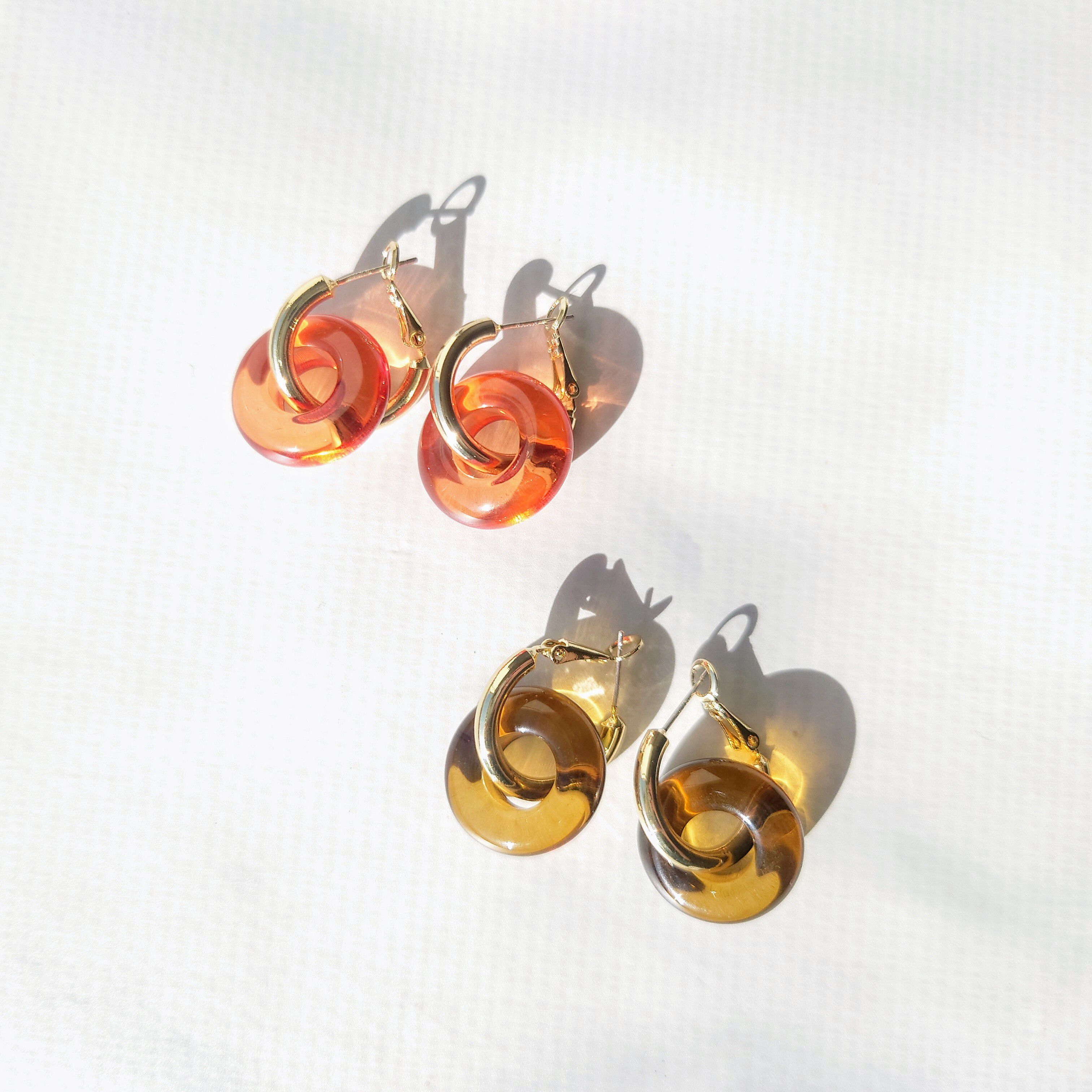 MARQUISE「2WAYクリアドーナツコンビピアス」|ピアス|