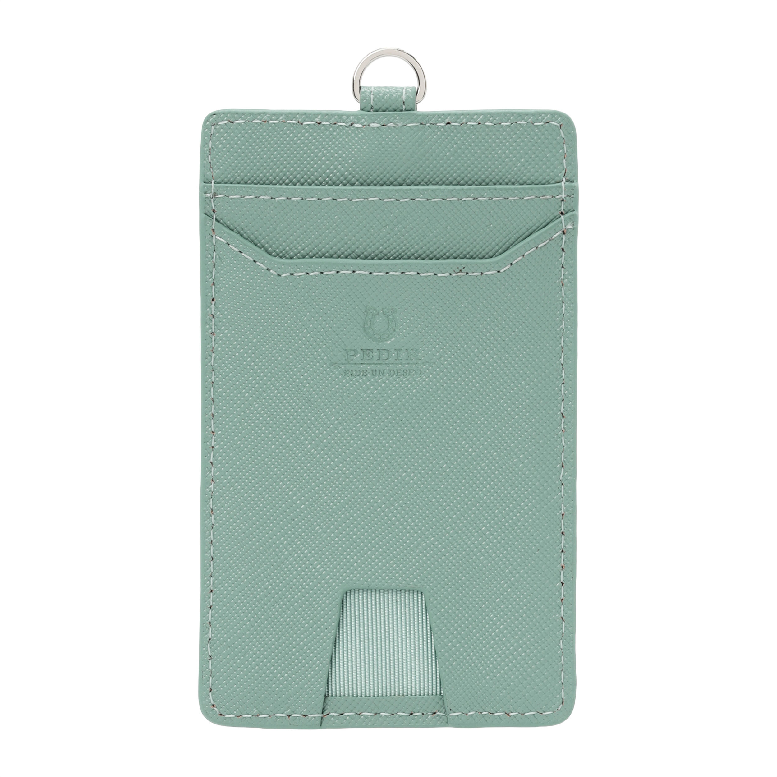 PEDIR「PEDIR(ペディール) リール付シングルパスケース プリズム」|定期入れ|ﾀﾞｽﾃｨｰｸﾞﾘｰﾝ