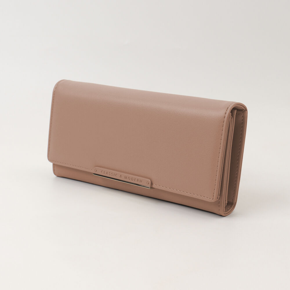 BACKYARD FAMILY「長財布 レディース 通販 三つ折り財布 大容量 おしゃれ 上品 カード入れ 小銭入れ ウォレット」|財布|ピンク1