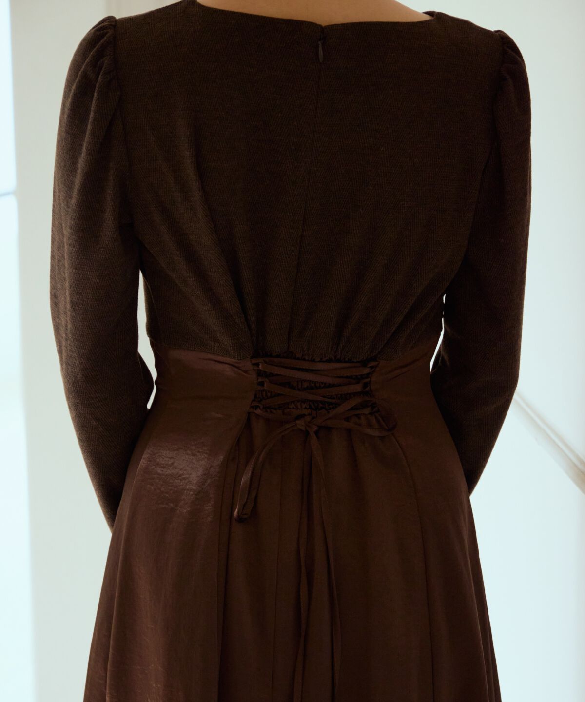 アンドクチュール「サテンドッキングワンピース」|ワンピース|