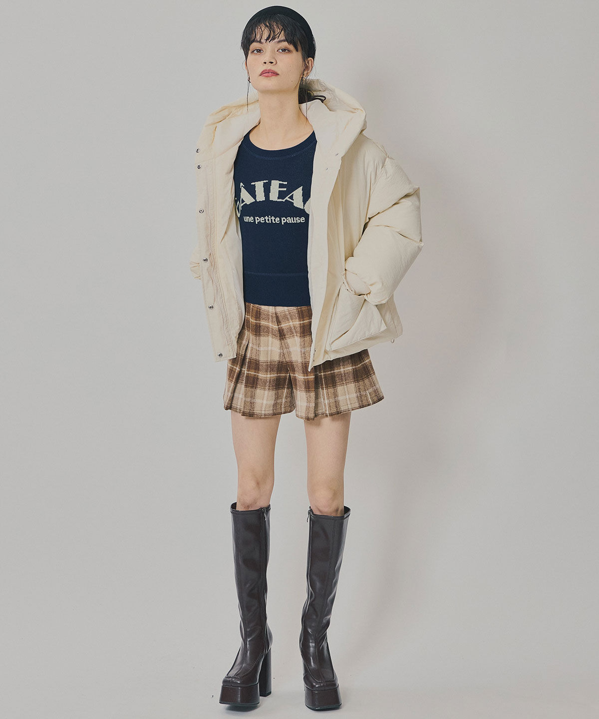 REDYAZEL「フラップポケットファイバーダウンジャケット」|ダウン|