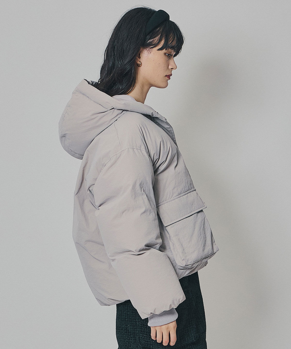 REDYAZEL「フラップポケットファイバーダウンジャケット」|ダウン|