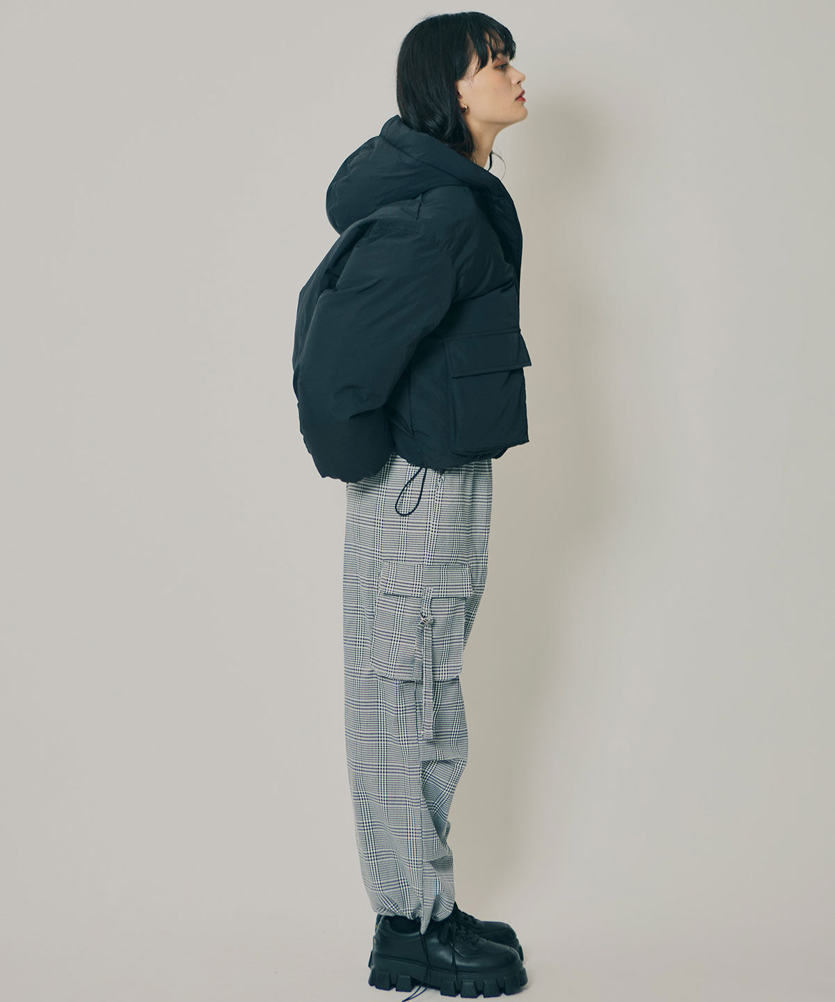 REDYAZEL「フラップポケットファイバーダウンジャケット」|ダウン|