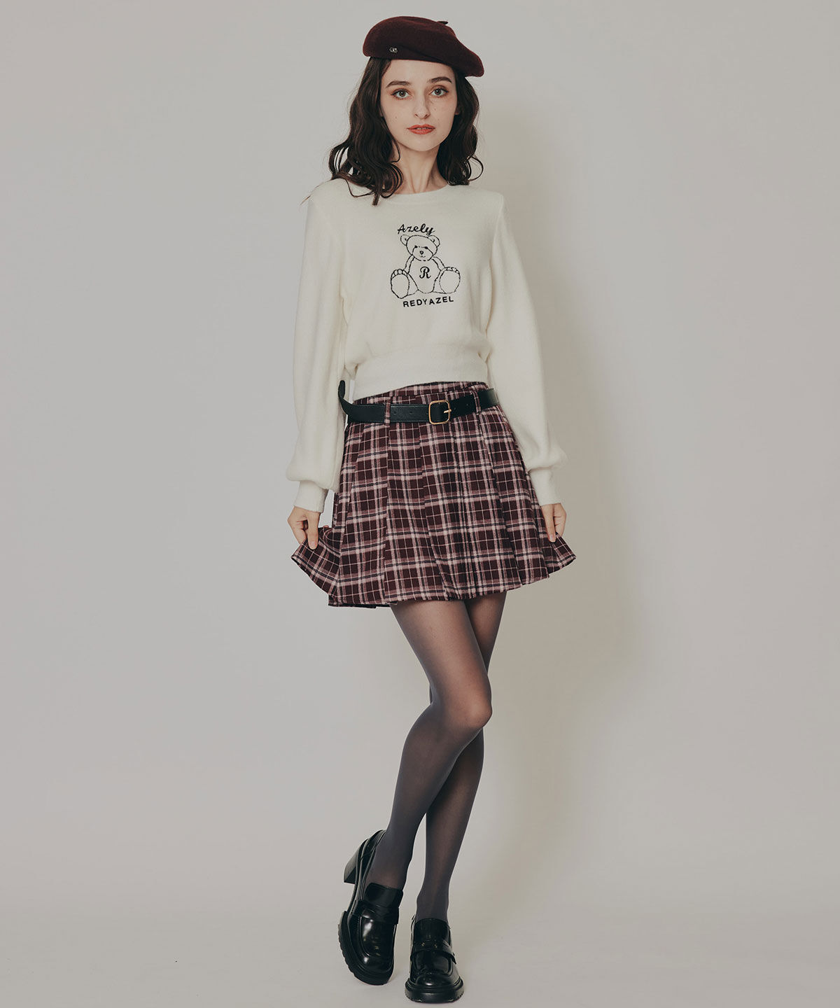 REDYAZEL「Azelyフラッフィニットプルオーバー」|ニット・セーター|