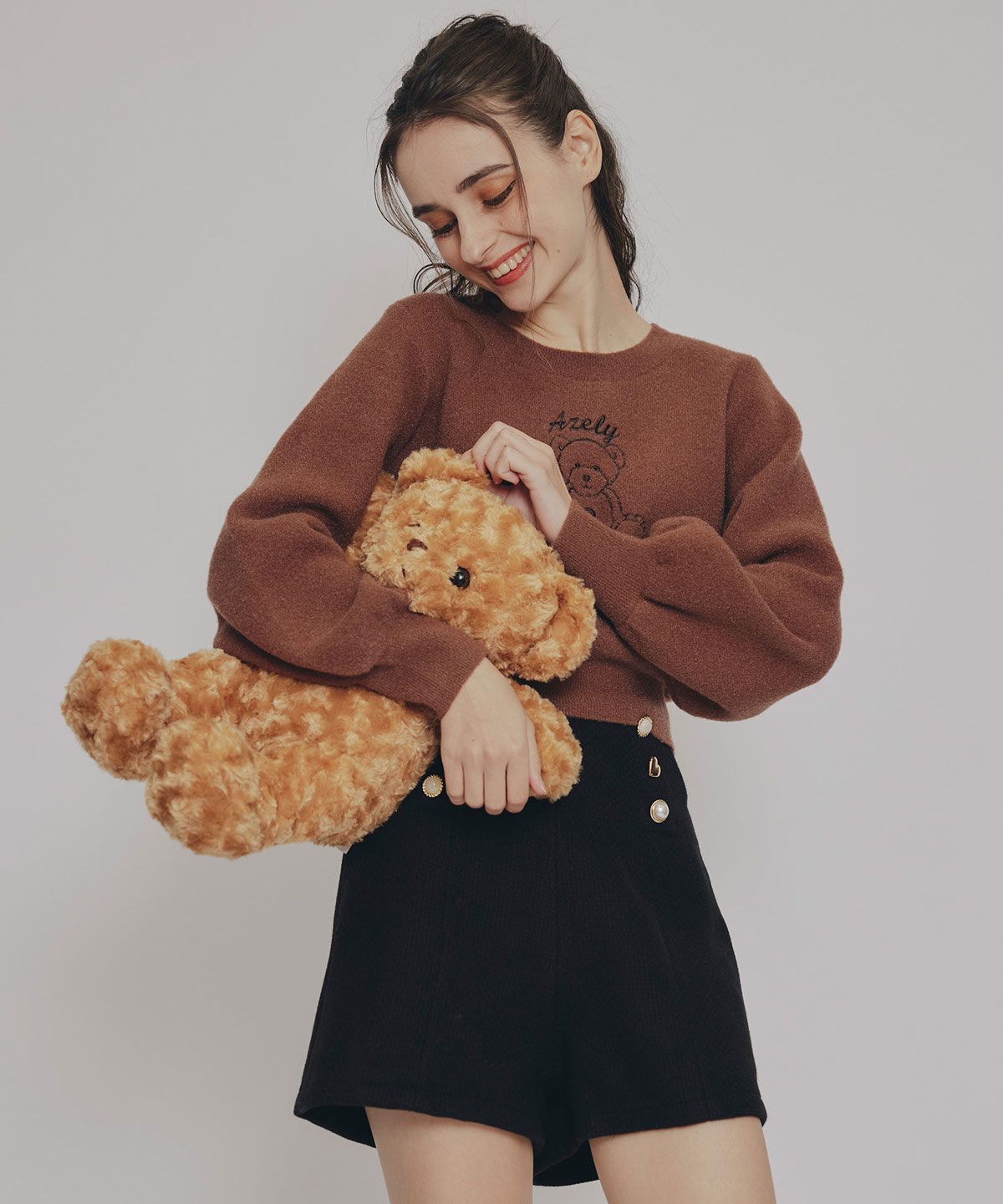 REDYAZEL「Azelyフラッフィニットプルオーバー」|ニット・セーター|