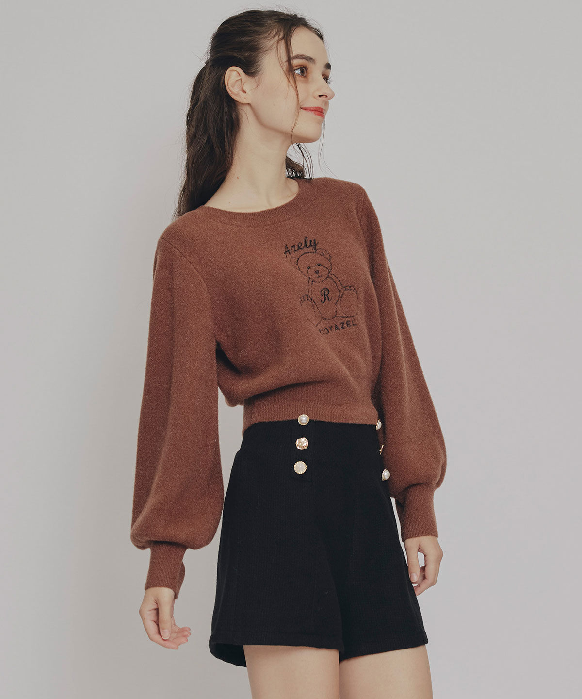 REDYAZEL「Azelyフラッフィニットプルオーバー」|ニット・セーター|