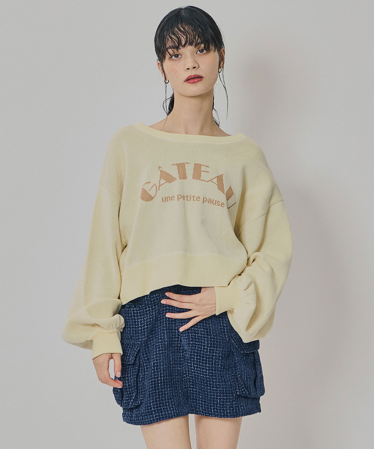 REDYAZEL「スウェットライクジャガードニット」|ニット・セーター|