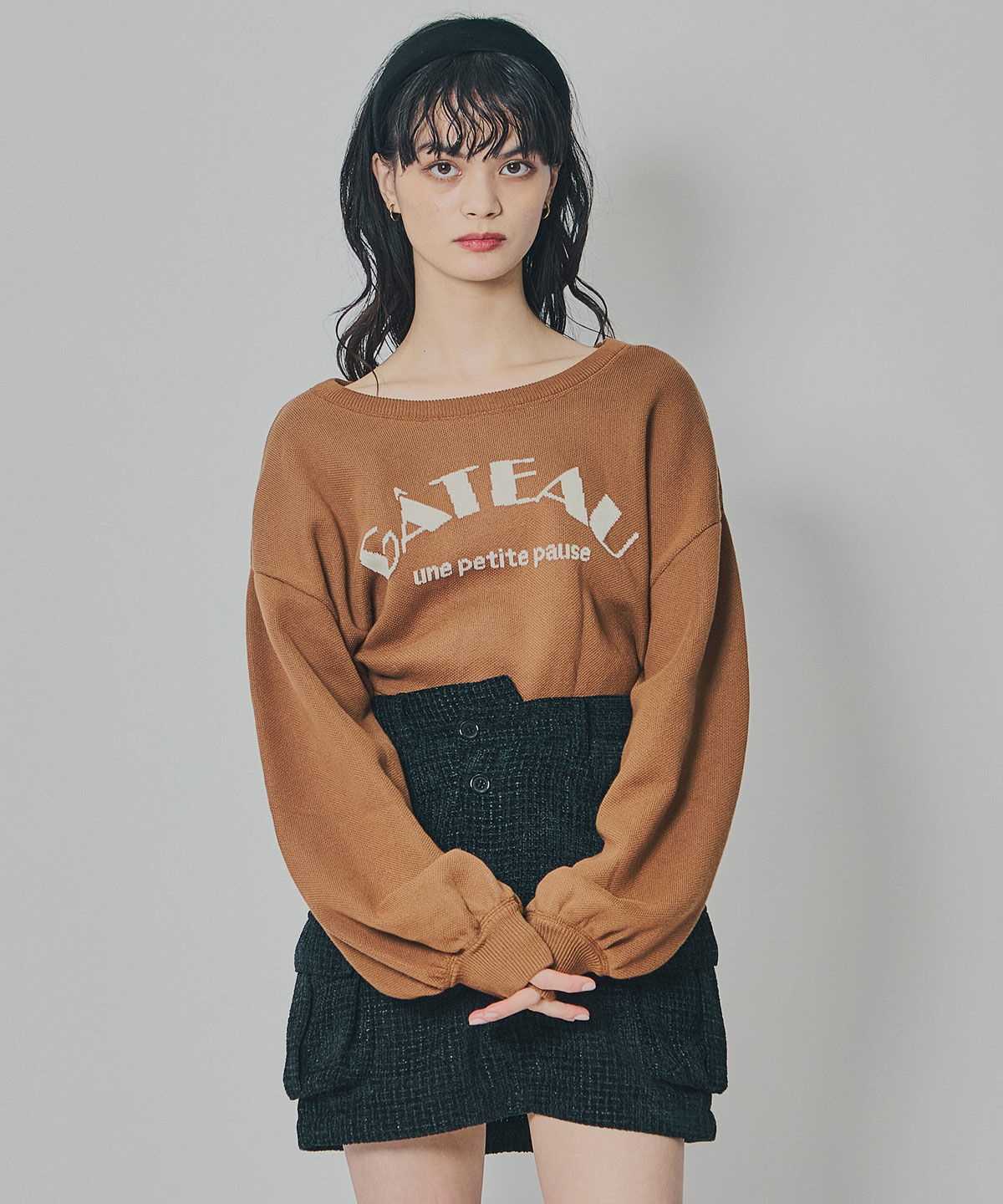 REDYAZEL「スウェットライクジャガードニット」|ニット・セーター|