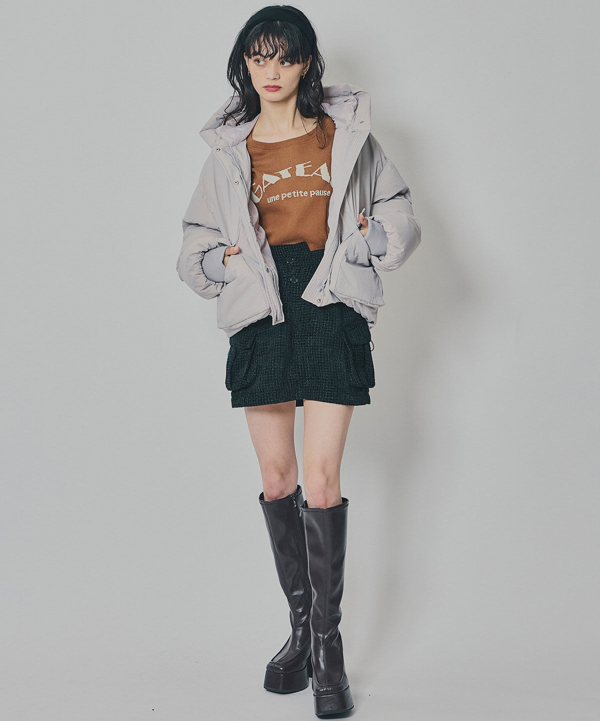 REDYAZEL「スウェットライクジャガードニット」|ニット・セーター|