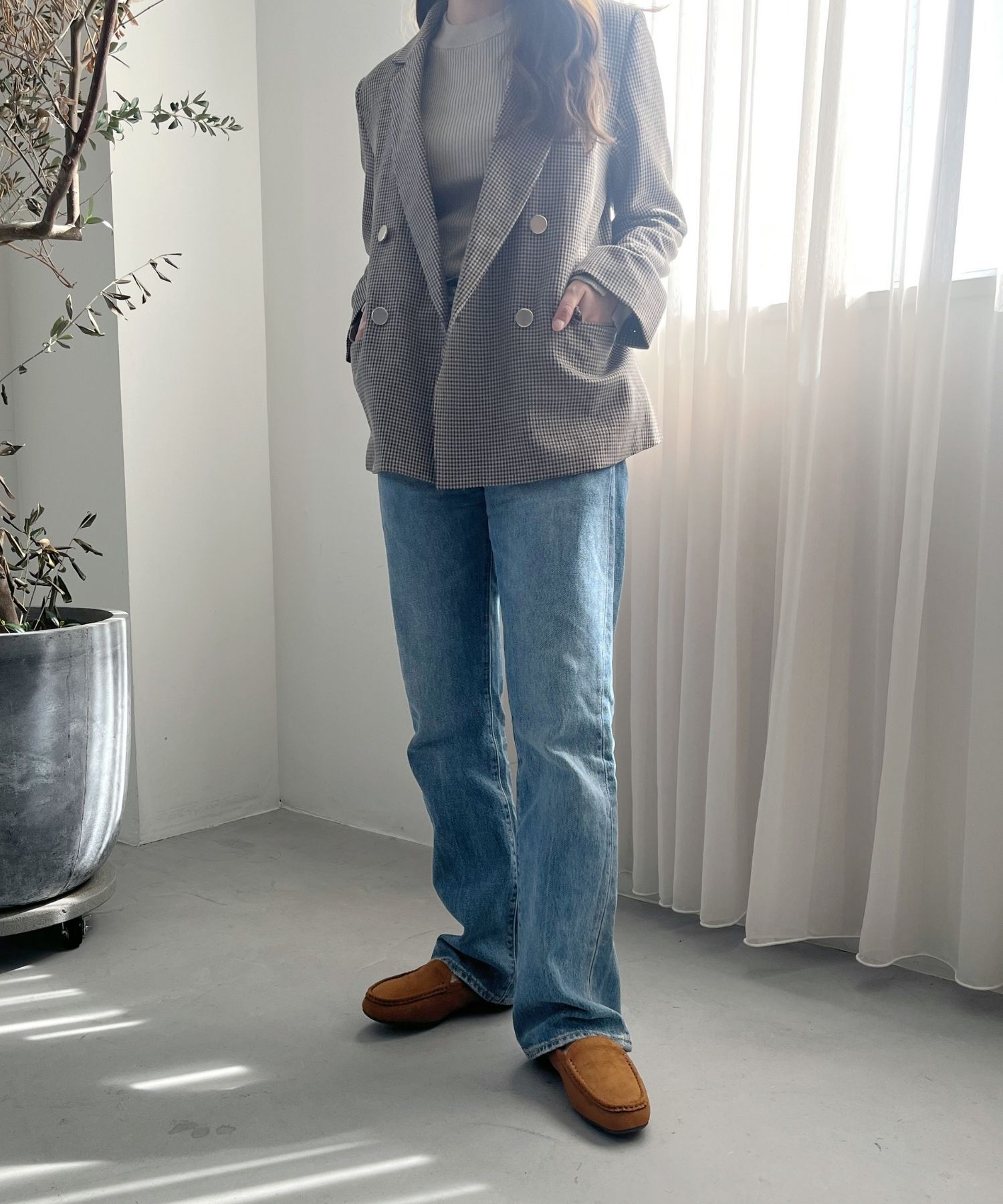 WA Oriental TRaffic「【累計5万足突破】 もこもこ ムートンシューズ /12311 モカシン フェイク ファー 再入荷 フラット」|パンプス|