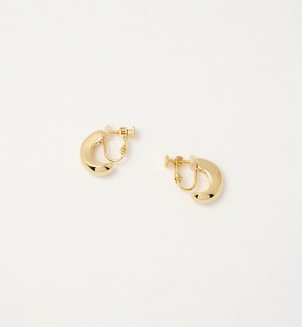 UNITED ARROWS「ハーフ ムーン イヤリング」|イヤリング|