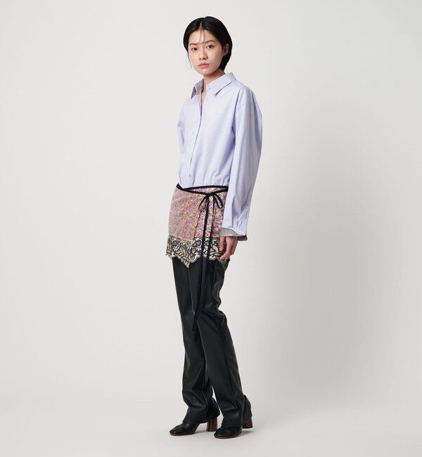 AEWEN MATOPH「＜AEWEN MATOPH＞サテンポイントシャツ ‐ ウォッシャブル ‐」|シャツ・ブラウス|