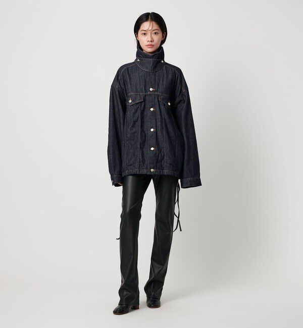 AEWEN MATOPH「＜AEWEN MATOPH＞デニムドローストブルゾン」|デニムジャケット|