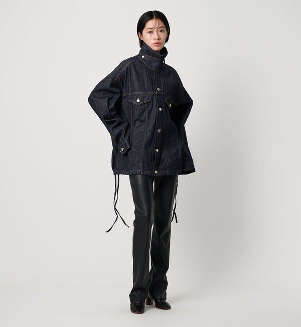 AEWEN MATOPH「＜AEWEN MATOPH＞デニムドローストブルゾン」|デニムジャケット|