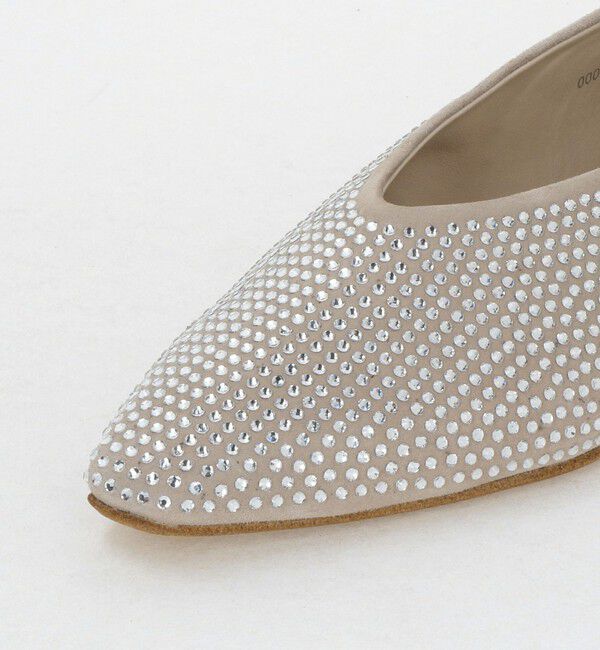 UNITED ARROWS「ラインストーン フラットシューズ」|パンプス|