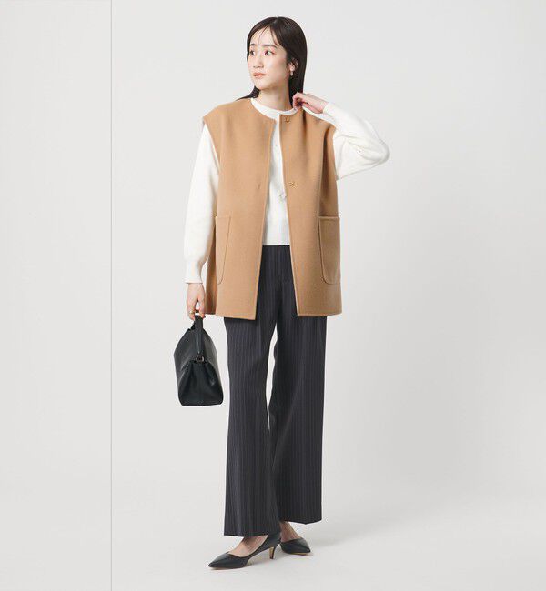 UNITED ARROWS「バイカラー リバー ベスト」|ダウンベスト・ベスト|