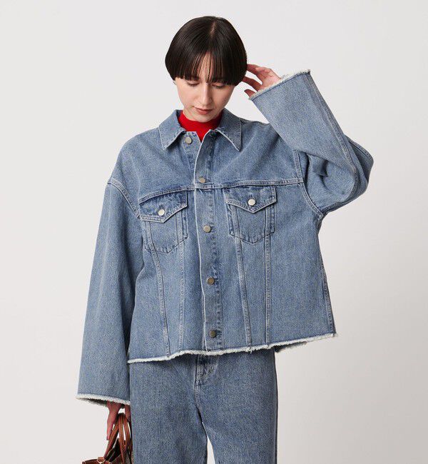 UNITED ARROWS「カットオフ デニムジャケット」|デニムジャケット|