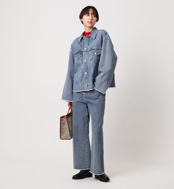 UNITED ARROWS「カットオフ デニムジャケット」|デニムジャケット|