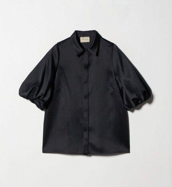 UNITED ARROWS「サテン バルーン ブラウス‐ウォッシャブル‐」|シャツ・ブラウス|