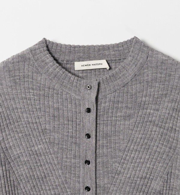 AEWEN MATOPH「＜AEWEN MATOPH＞ウールリブヘンリーネック ニットプルオーバー」|ニット・セーター|