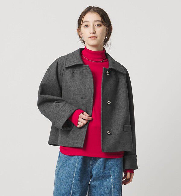 UNITED ARROWS「プレーン ショート ジャケット」|その他|MD.GRAY