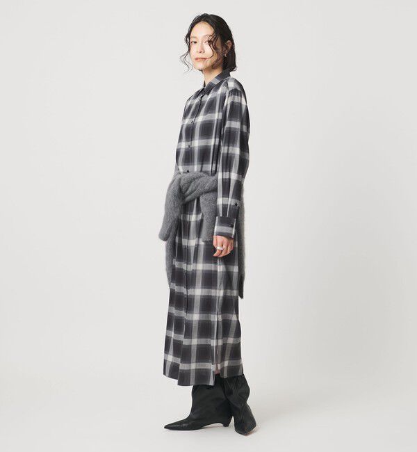 UNITED ARROWS「プリント シャツ ワンピース ‐ウォッシャブル‐」|ワンピース|