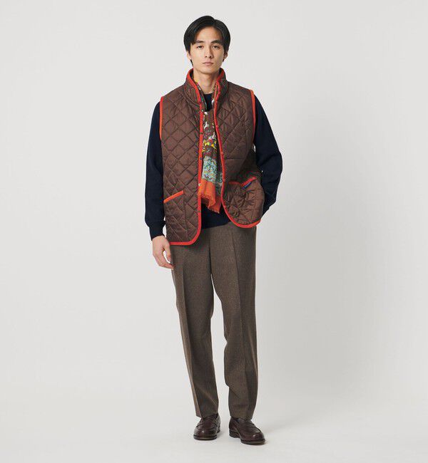 UNITED ARROWS「ウール カシミヤ ミドルゲージ クルーネック ニット」|ニット・セーター|