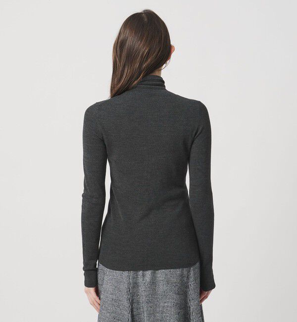 UNITED ARROWS「18G フィットリブ タートルネック ニット」|ニット・セーター|