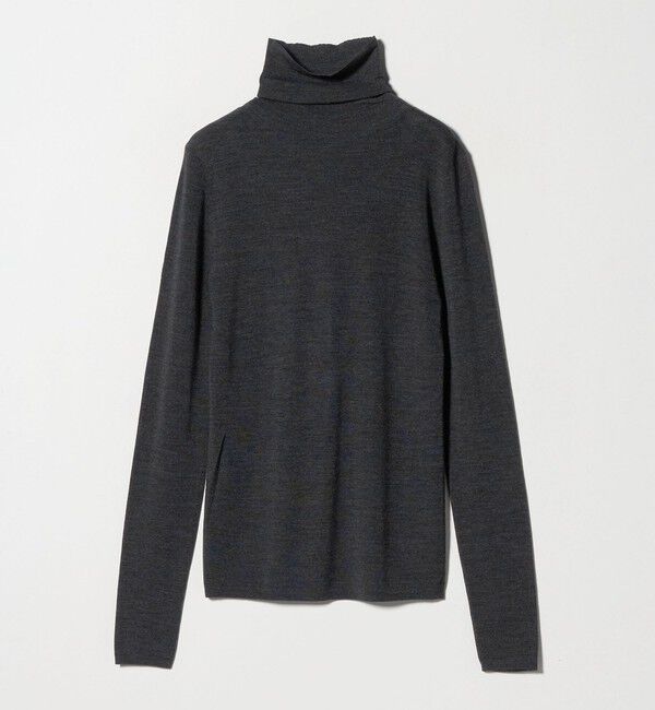 UNITED ARROWS「18G フィットリブ タートルネック ニット」|ニット・セーター|