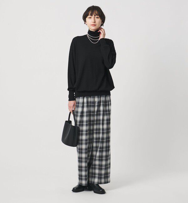 UNITED ARROWS「18G ウール タートルネック ニット ‐ウォッシャブル‐」|ニット・セーター|