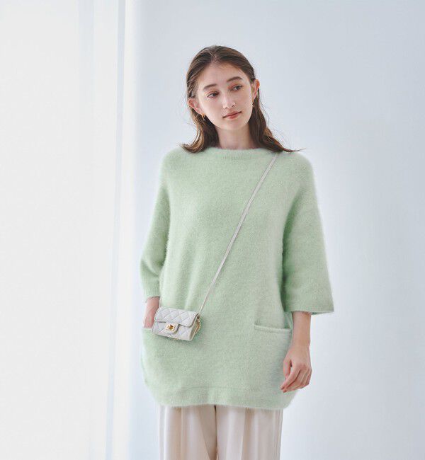 UNITED ARROWS「フォックスカシミヤ オーバーミドル プルオーバー」|ニット・セーター|