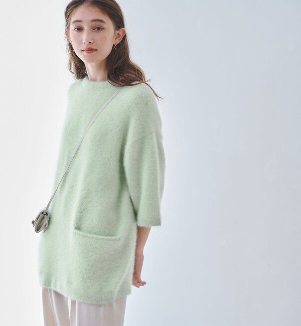 UNITED ARROWS「フォックスカシミヤ オーバーミドル プルオーバー」|ニット・セーター|