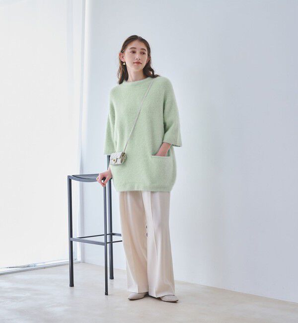 UNITED ARROWS「フォックスカシミヤ オーバーミドル プルオーバー」|ニット・セーター|