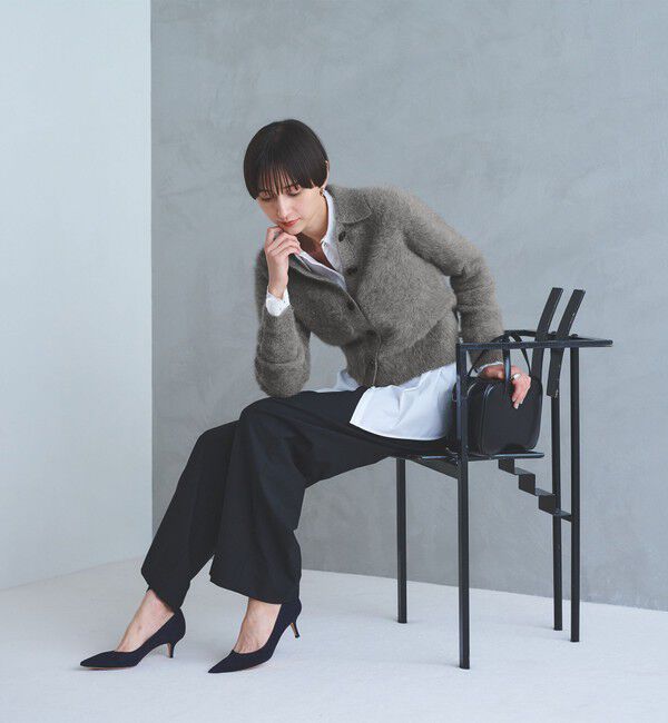 UNITED ARROWS「フォックスカシミヤ ニットポロ カーディガン」|カーディガン|