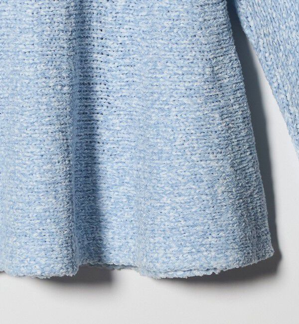 UNITED ARROWS「ミックスカラー ペプラム ニット ‐ウォッシャブル‐」|ニット・セーター|