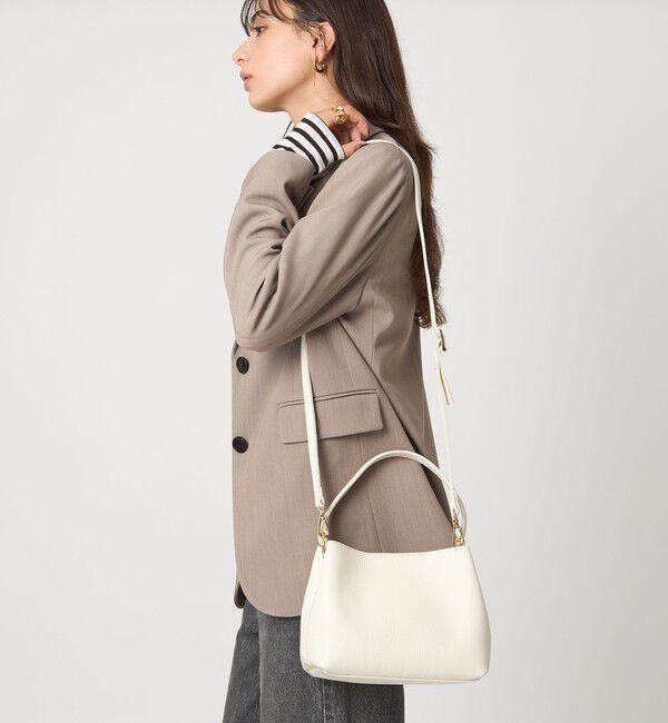 UNITED ARROWS green label relaxing「＜MARCO BIANCHINI＞ボックス バッグ」|ショルダー・メッセンジャー|OFF WHITE