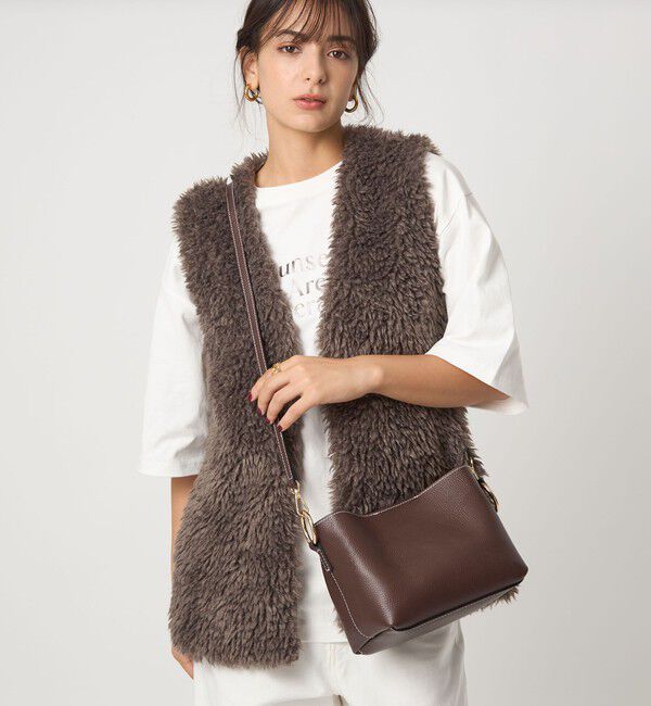 UNITED ARROWS green label relaxing「＜MARCO BIANCHINI＞ボックス バッグ」|ショルダー・メッセンジャー|DK.BROWN