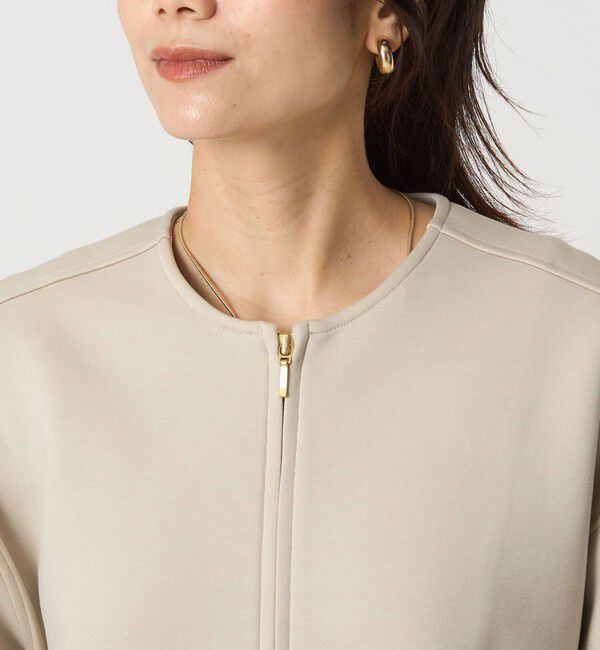 UNITED ARROWS green label relaxing「ダンボール ノーカラー ブルゾン」|ブルゾン・スタジャン|