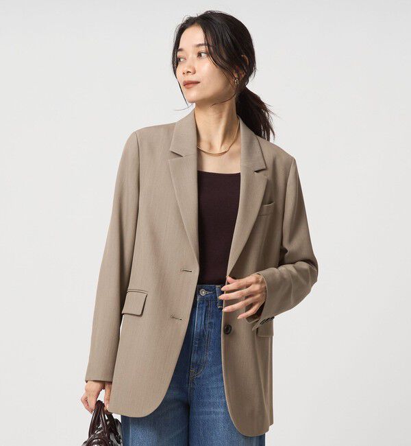 UNITED ARROWS green label relaxing「ツイル テーラード 2ボタン ジャケット」|テーラードジャケット|