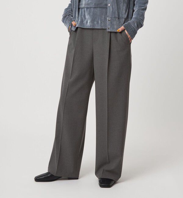 UNITED ARROWS green label relaxing「【WEB限定】＜at ease＞オルマイ ワイド パンツ マシンウォッシャブル ストレッチ 帯電防止」|その他|