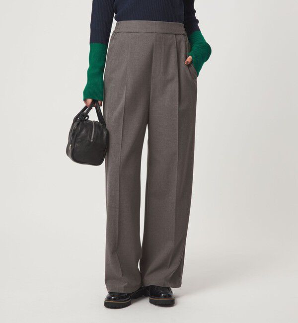 UNITED ARROWS green label relaxing「【WEB限定】＜at ease＞オルマイ ワイド パンツ マシンウォッシャブル ストレッチ 帯電防止」|その他|