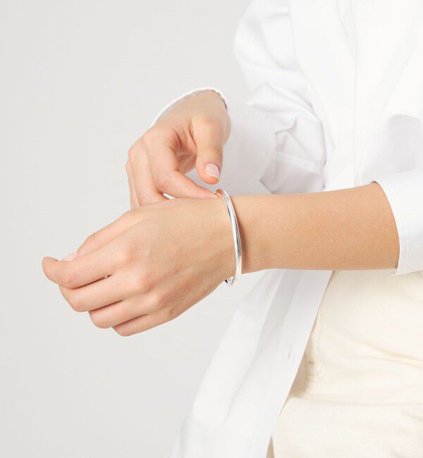 UNITED ARROWS green label relaxing「＜HARPIE＞PHOEBE MAXI バングル」|ブレスレット・バングル|SILVER